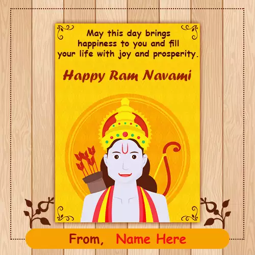 Ram Navami 2024 Greeting Cards With Name